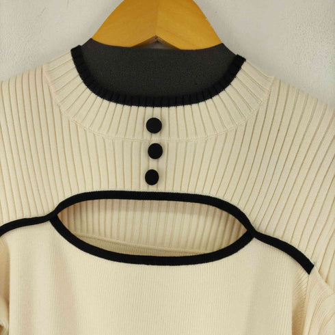 ダーリッチ Darich パイピングボタンニットロングワンピース レディース JPN:S