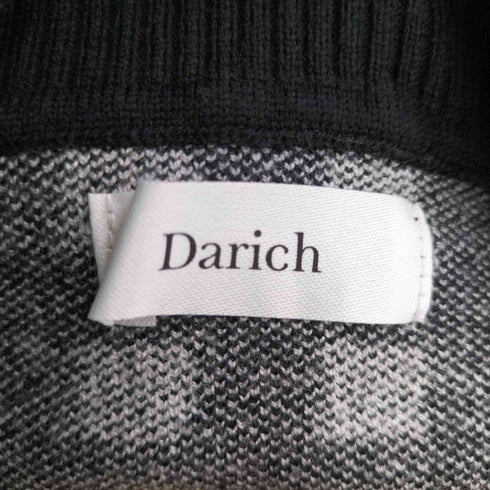 ダーリッチ Darich ギンガムチェックロゴニットトップス レディース FREE