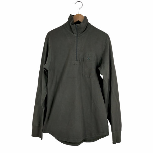 エンジニアードガーメンツ Engineered Garments 別注 切替ハーフジップ カットソー メンズ JPN:L