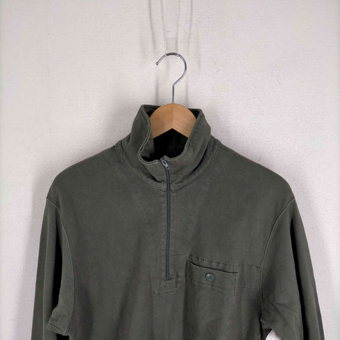 エンジニアードガーメンツ Engineered Garments 別注 切替ハーフジップ カットソー メンズ JPN:L