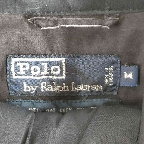 ポロバイラルフローレン Polo by RALPH LAUREN 90S RL 1992 Down Jacket エポレット チンストラップ付 ダウンジャケット メンズ JPN:M