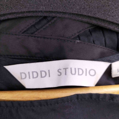 DIDDI STUDIO シースルーギャザーデザインノースリーブワンピース レディース import:M