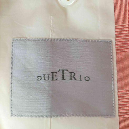 DUETRIO 80S チェックダブルテーラードセットアップ メンズ