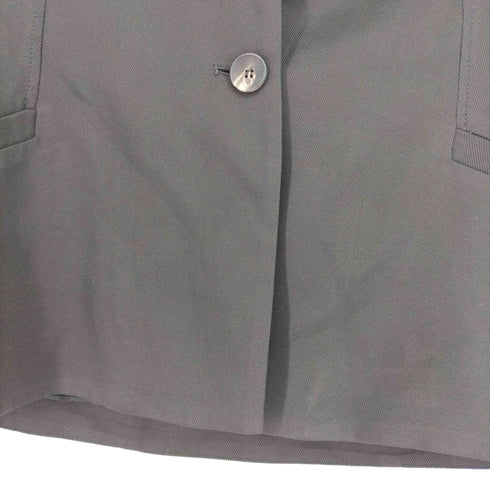 ヘルムートラング HELMUT LANG 襟レザー1Bテーラードジャケット レディース US:4