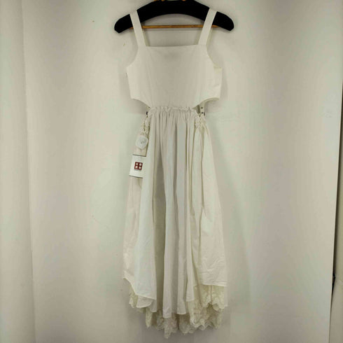 DIDDI MODA ベルトデザインレースドッキングワンピース レディース import:M