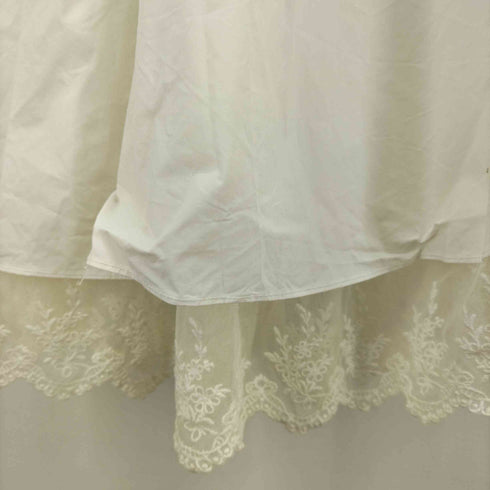 DIDDI MODA ベルトデザインレースドッキングワンピース レディース import:M