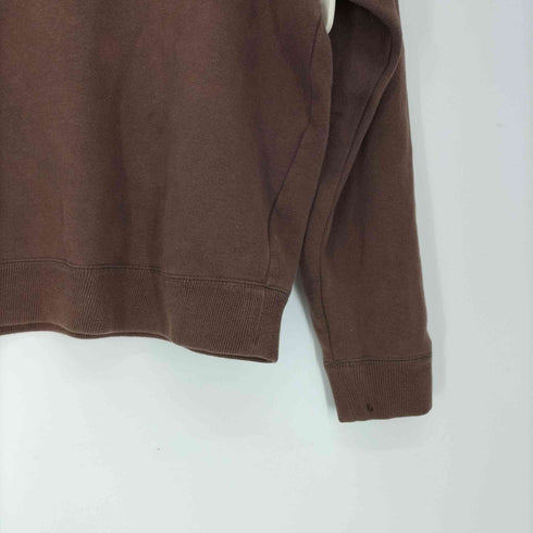 ズーヨーク ZOO YORK ロゴ プリント 前V クルーネック スウェット メンズ import:L