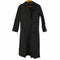 シンプルブラック SIMPLE BLACK カットオフデザイントレンチコート レディース import:S