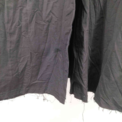 シンプルブラック SIMPLE BLACK カットオフデザイントレンチコート レディース import:S