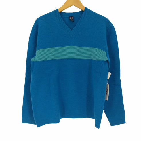 ギャップ Gap 00S OLD ボーダー Vネック ウール ニット メンズ import:XS