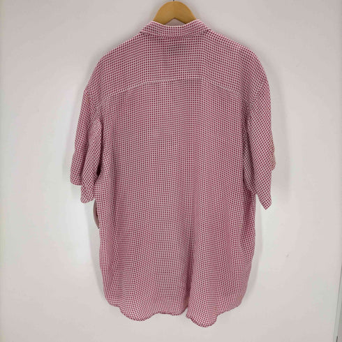 コリンズ collins ギンガムチェックシルクシャツ メンズ JPN:XL