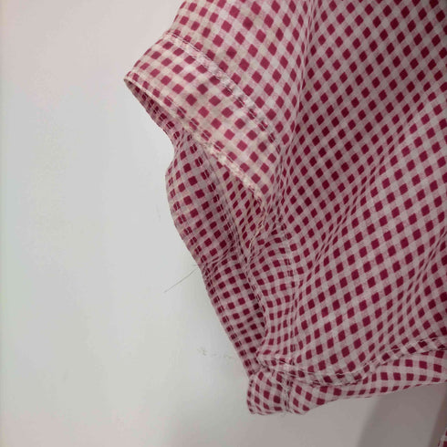 コリンズ collins ギンガムチェックシルクシャツ メンズ JPN:XL