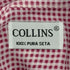 コリンズ collins ギンガムチェックシルクシャツ メンズ JPN:XL