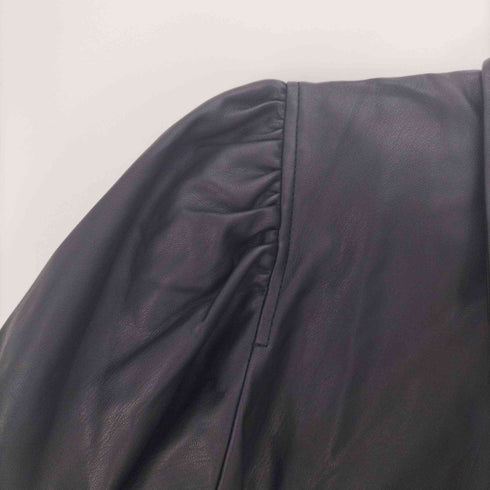 ザラ ZARA Faux Leather Shirt レディース import:S