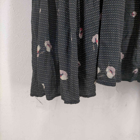 スピックアンドスパン Spick and Span VILLEFRANCHE バックリボンドレス レーヨン100 レディース FREE