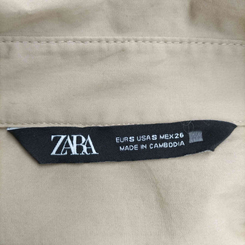 ザラ ZARA シャツワンピース レディース S