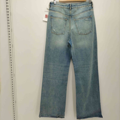 ザラ ZARA y2k 5p wide signature denim ワイドカットオフデニム メンズ