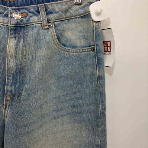 ザラ ZARA y2k 5p wide signature denim ワイドカットオフデニム メンズ