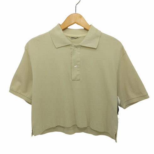オーラリー AURALEE 23SS SUPER FINE COTTON PIQUE SHORT POLO レディース JPN:1