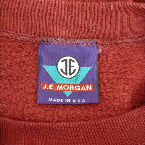 ジェイイーモーガン J.E.MORGAN 90S USA製 ラグランスウェット 鷹 メンズ