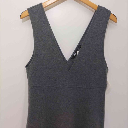 ユニクロ UNIQLO 23AW ブラッシュドジャージージャンパースカート レディース JPN:S