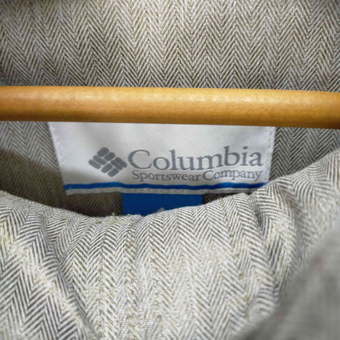 コロンビア Columbia ロゴ刺繍 ヘリンボーンマウンテンパーカー メンズ JPN:XL