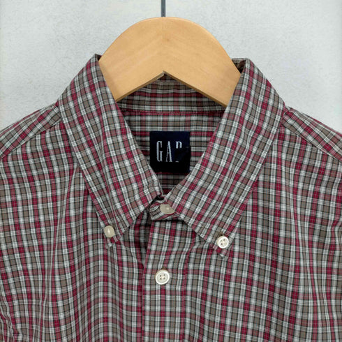 ギャップ Gap 00S 01SS チェック柄ボタンダウンシャツ メンズ JPN:S