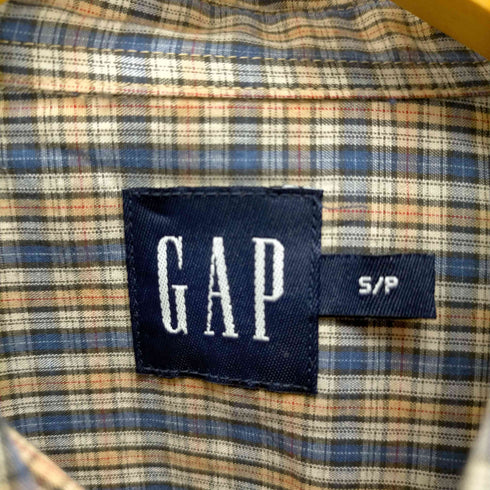 ギャップ Gap 01SS チェック柄ボタンダウンシャツ メンズ JPN:S