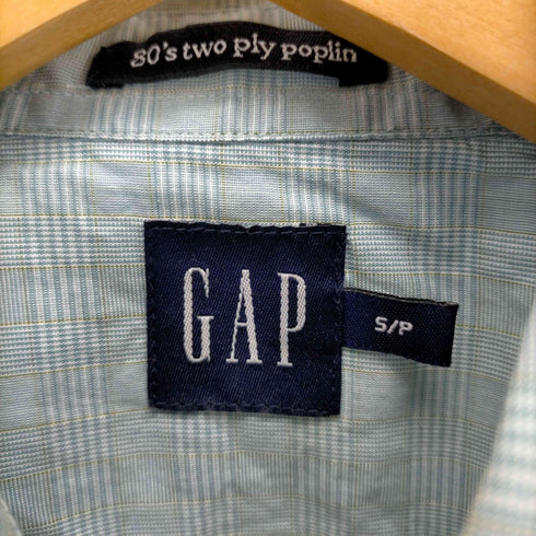 ギャップ Gap 00S 01AW 80S TWO PLY POPLIN チェック柄シャツ メンズ JPN:S