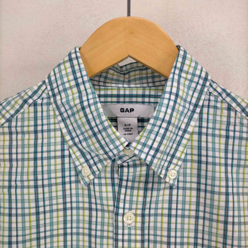ギャップ Gap 00S 02SS チェック柄ボタンダウンシャツ メンズ JPN:S