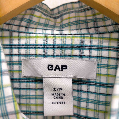 ギャップ Gap 00S 02SS チェック柄ボタンダウンシャツ メンズ JPN:S