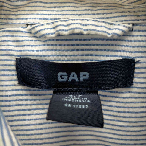 ギャップ Gap 00S 02SS ストライプコットンシャツ メンズ JPN:S