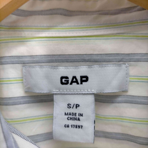 ギャップ Gap 00S 02SS マルチストライプコットンボタンダウンシャツ メンズ JPN:S