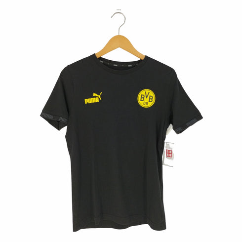 プーマ PUMA ロゴプリント サッカーチームロゴ クルーネックTシャツ メンズ import:XS