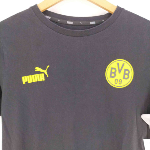 プーマ PUMA ロゴプリント サッカーチームロゴ クルーネックTシャツ メンズ import:XS