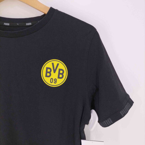 プーマ PUMA ロゴプリント サッカーチームロゴ クルーネックTシャツ メンズ import:XS