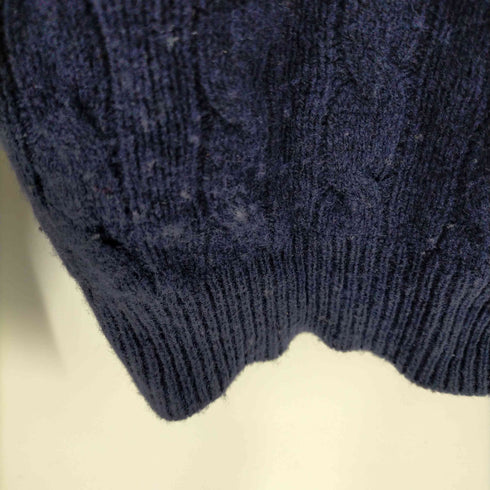 ポロラルフローレン POLO RALPH LAUREN ポニー刺繍 カシミヤ混 ウールケーブルニット レディース S P