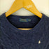 ポロラルフローレン POLO RALPH LAUREN ポニー刺繍 カシミヤ混 ウールケーブルニット レディース S P