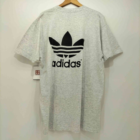 アディダスオリジナルス adidas Originals 80s USA製 万国旗タグ シングルステッチ トレフォイルロゴクルーネックTシャツ メンズ import:L
