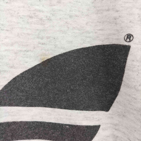 アディダスオリジナルス adidas Originals 80s USA製 万国旗タグ シングルステッチ トレフォイルロゴクルーネックTシャツ メンズ import:L