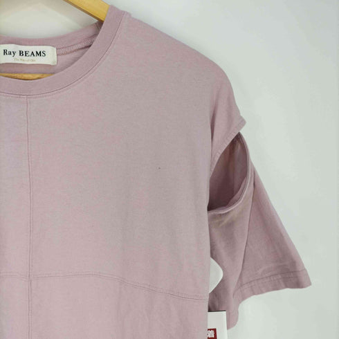 レイビームス Ray BEAMS 2way スリットスリーブ Tシャツ レディース
