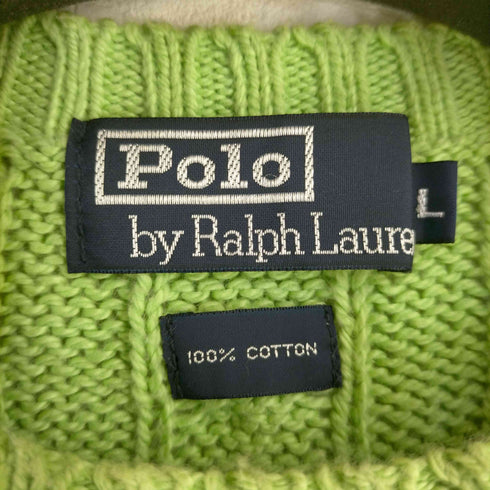 ポロバイラルフローレン Polo by RALPH LAUREN ケーブルニット メンズ import:L