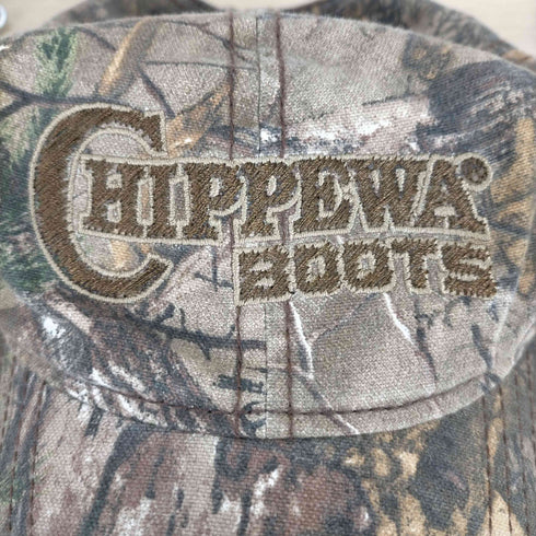 チペワ CHIPPEWA リアルツリー柄ロゴ刺繍キャップ メンズ