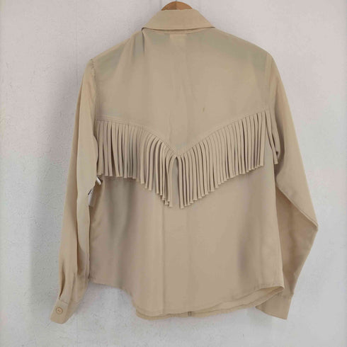 willowbend USA製 三角タグ フリンジシャツ レディース JPN:S