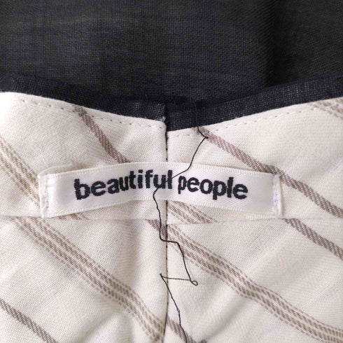 ビューティフルピープル beautiful people 1タックシアースラックス メンズ