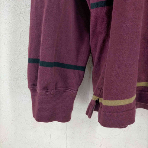 ボストントレーダーズ BOSTON TRADERS USA製 ロゴ刺繍 ハイネックカットソー メンズ JPN:M