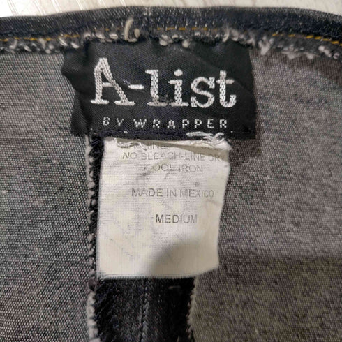 A-list メキシコ製 デニムタンクトップ レディース