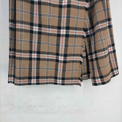 glenscot スコットランド製 キルトチェックスカート レディース