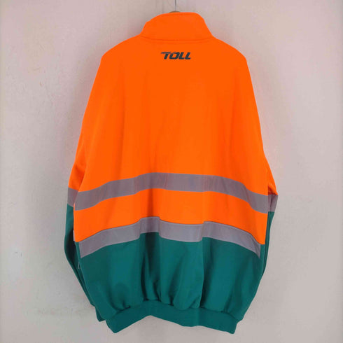 TOLL バイカラー ハーフジップ ワーカージャケット メンズ
