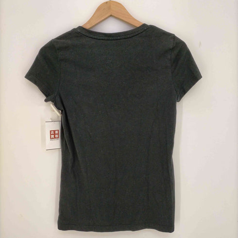 トミーヒルフィガー TOMMY HILFIGER Y2K Vネック ラインストーンTシャツ レディース S/P